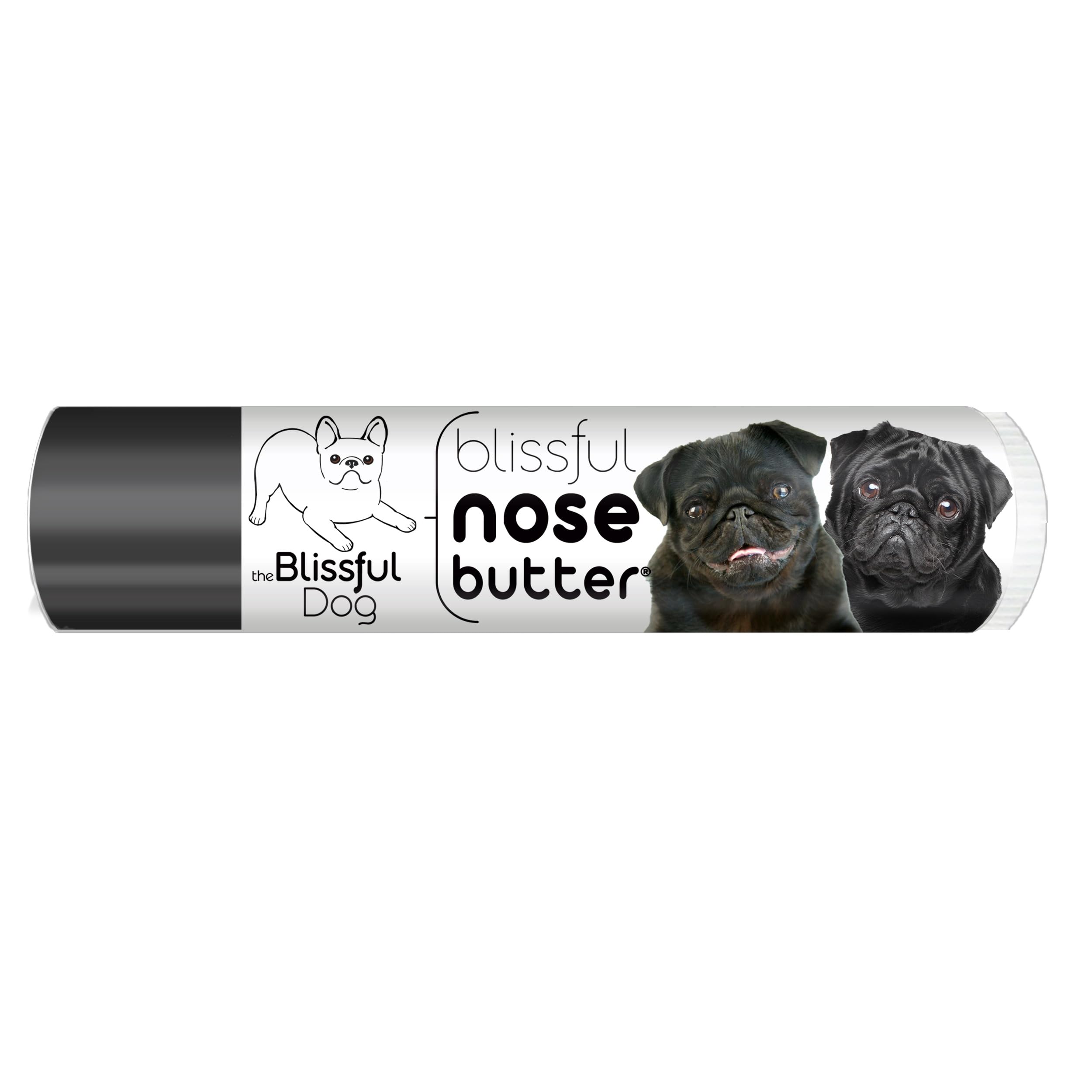 The Blissful Dog Black Pug Unscented Nose Butter, 0.15-Ounce