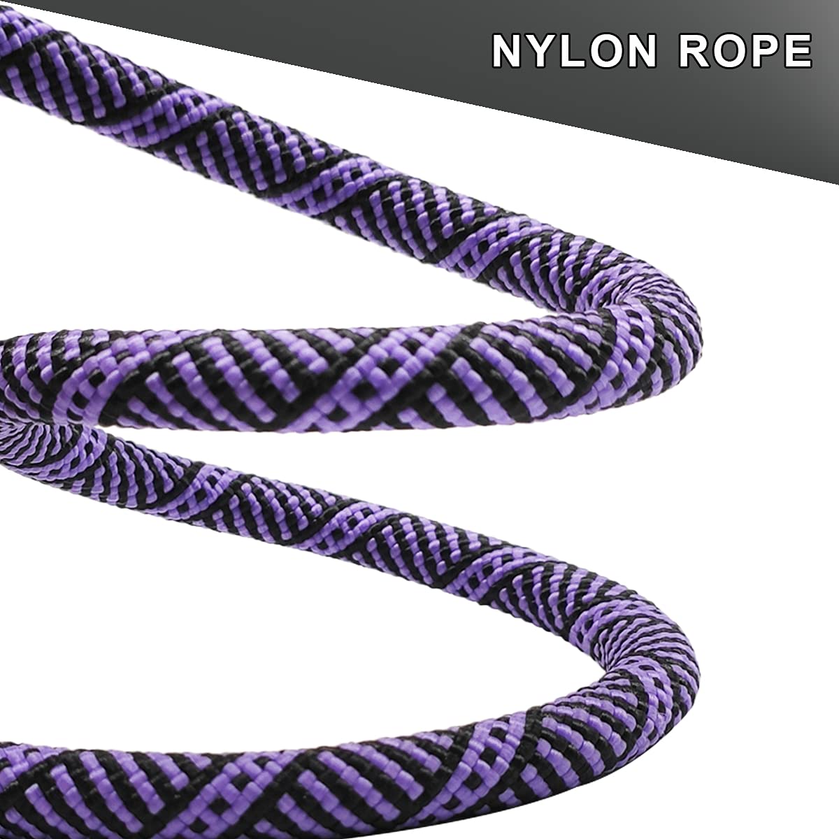 Sepxufore 3 Ft Slip Lead Dog Leash, 1/2 Inch Rope Dog Walking And Training Lead, No Pull Strong Nylon Leash Great For Medium And Large (Purple)