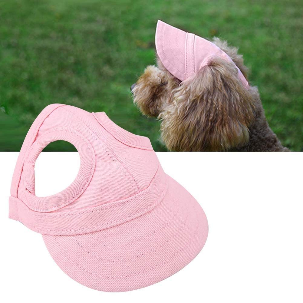Fdit Pet Dog Sun Protection Visor Hat With Adjustable Strap Sport Hat (M)