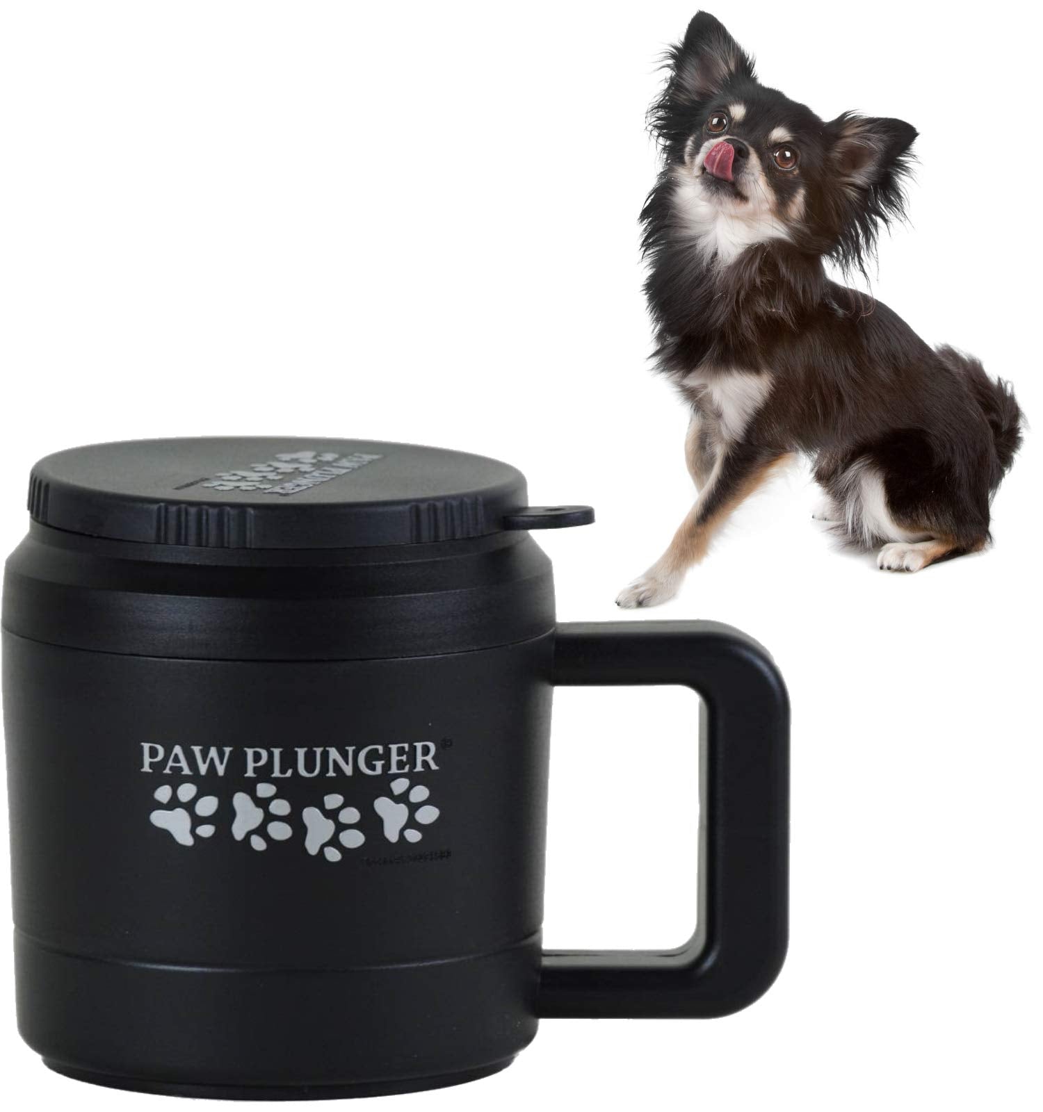 Paw Plunger For Dogs - Portable Dirty Paw Washer For Small Sized Dogs - Ideal For Dogs Up To 15Lbs - Cleaner Pet Paws To Save Fl