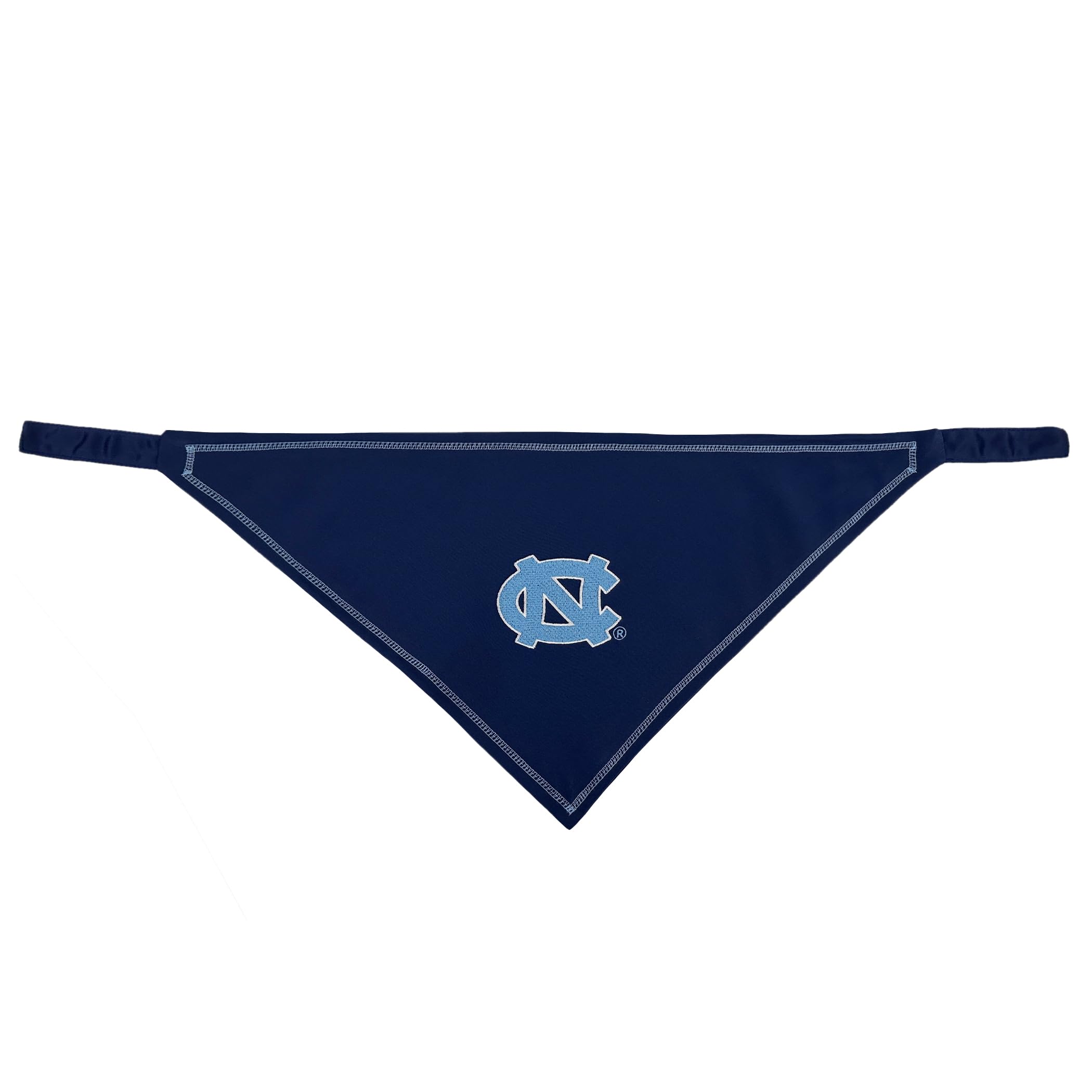 Pets First Ncaa North Carolina Tar Heels Tie Bandana, Size Large/X-Large. Dog Bandana Scarf Bib For Pet Cat Dog. The Ultimate Ga