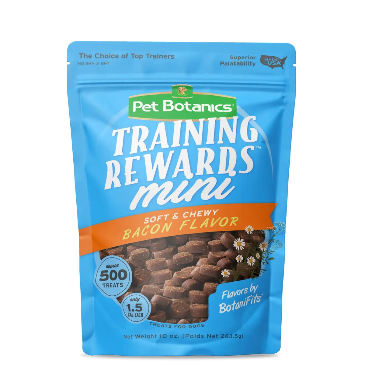 Pet Botanics 10 Oz Training Reward Bacon Treats For Dogs, Mini