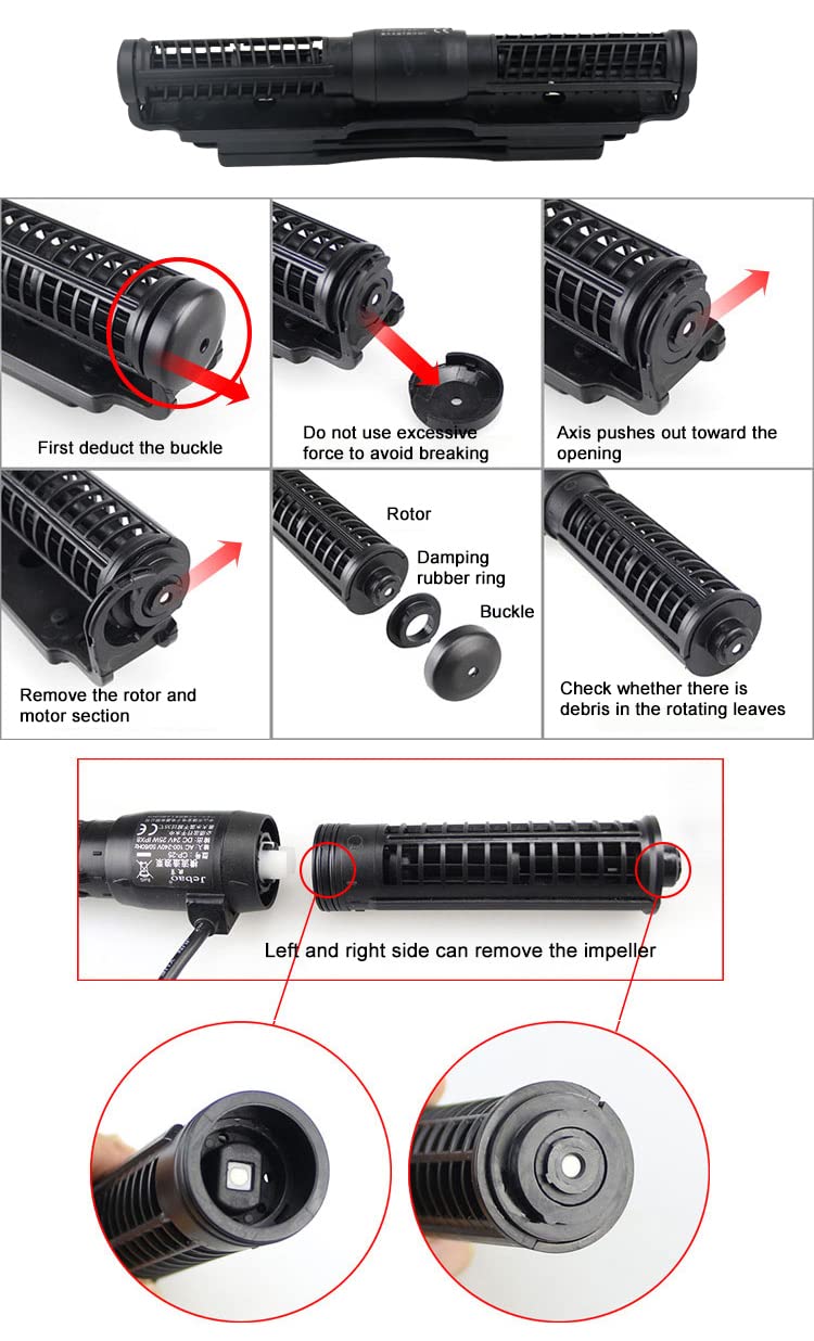 allkpoper Aquarium CP-40 Cross Flow Pump Wavemaker Controller - Ceramic, CP-40 Model, Color: Cp-40