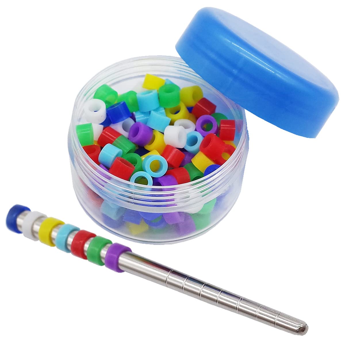 Foiburely 90 Pcs Bird Ring Leg Bands For Canary Gouldian Zebra Finch Society Bird Foot Ring With 1 Installer (Diameter 3Mm)