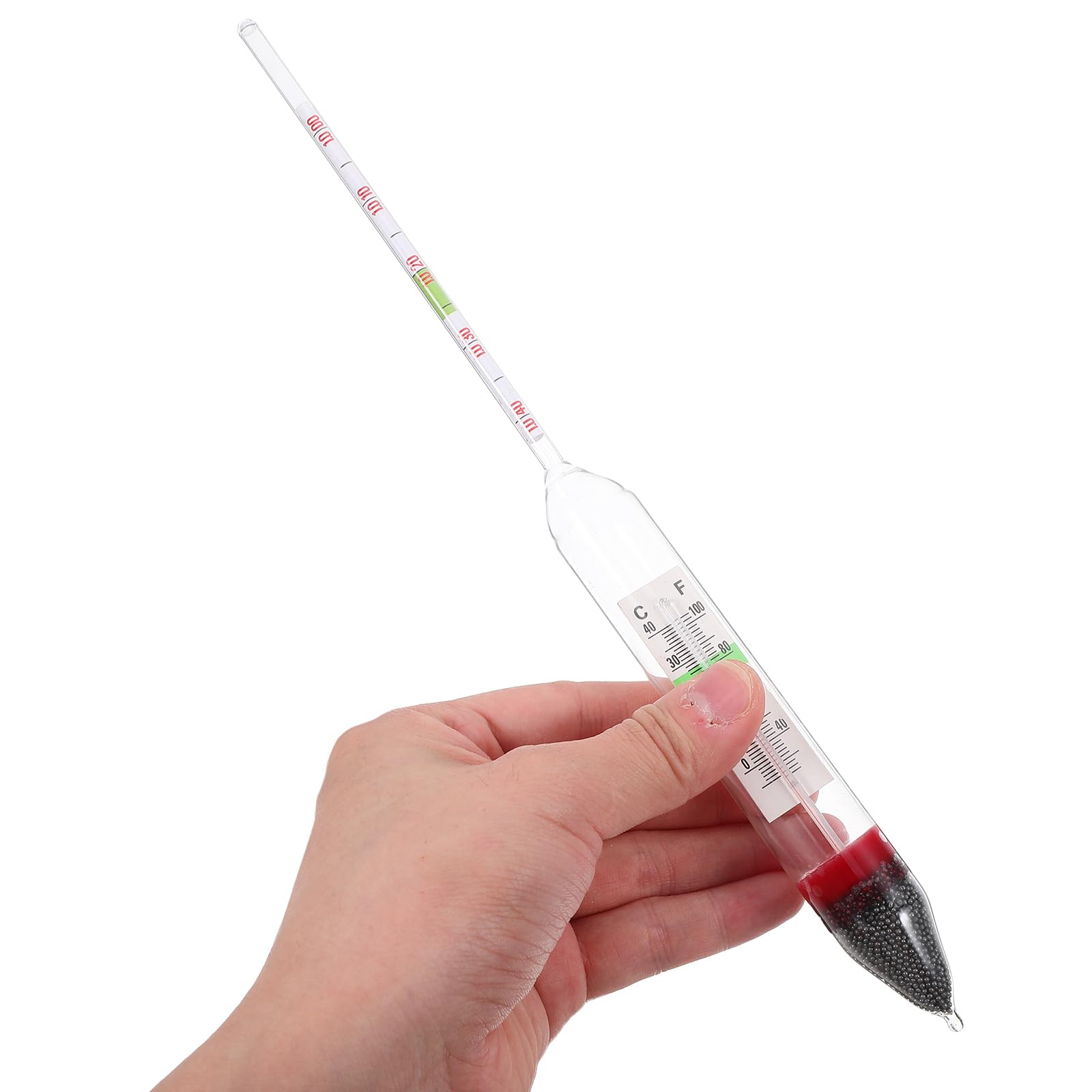 balacoo Sea Water Densitometer Brine Hydrometer High Precision Salinity Hydrometer Densitometer for Aquarium, Saturated Fish Tan