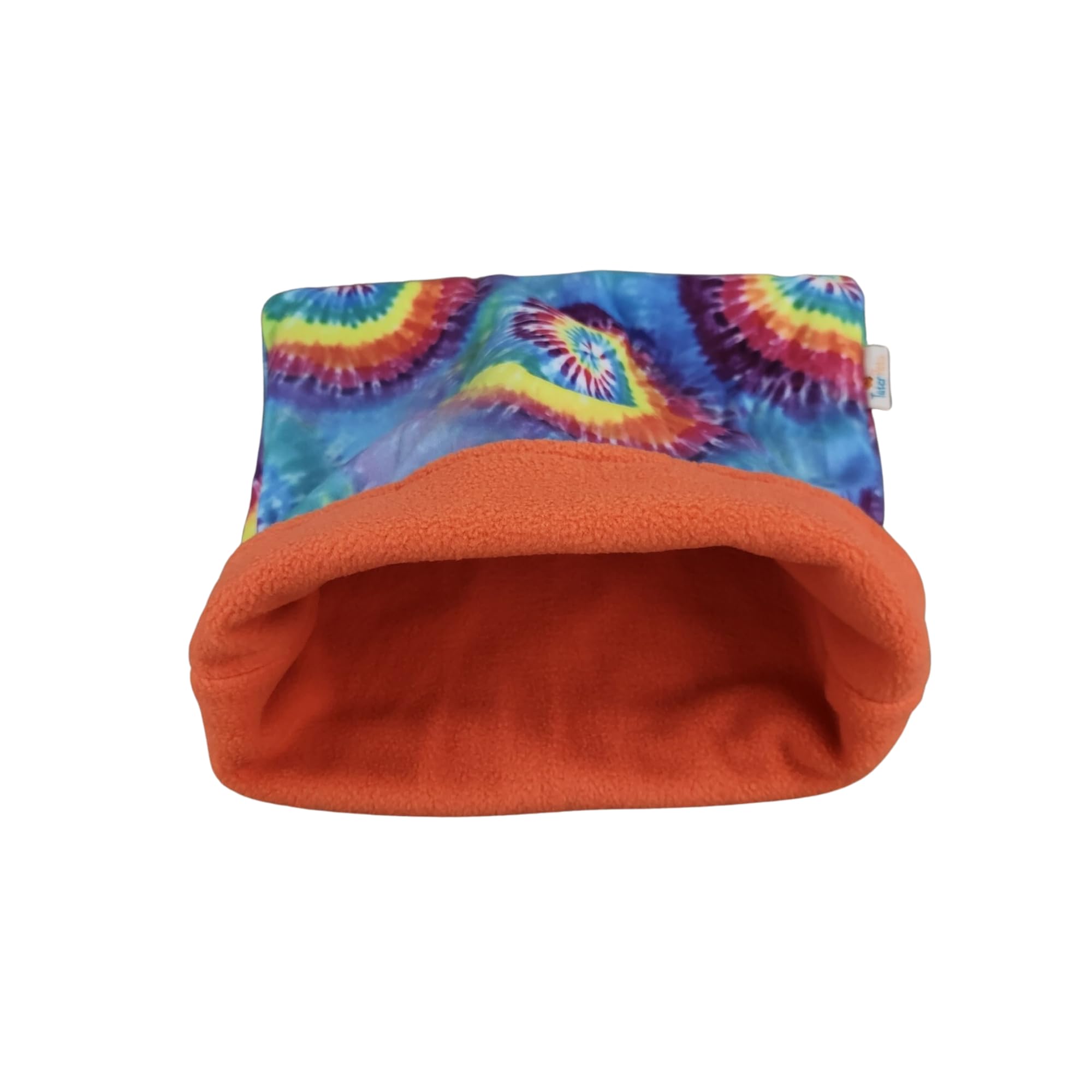 Tater Pets Snuggle Sack For Guinea Pigs Bed Pad Cuddle Sack Sleeping Bag (12''X12'')(Tie Dye)