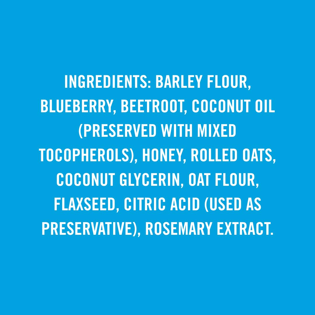 What's Barking Soft Bites - Premium Dog Treats, Natural Ingredients, Blueberry Beetroot, 6 oz
