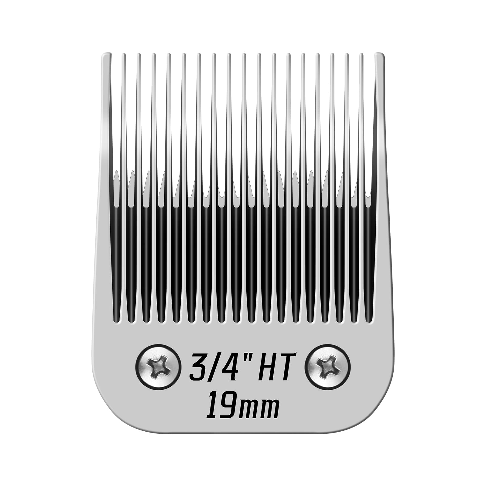 3/4Ht Detachable Pet Dog Grooming Stainless Steel Blades,Compatible With Andis/Oster A5,Wahl Km10 Series Dog Clippers,Cut Length
