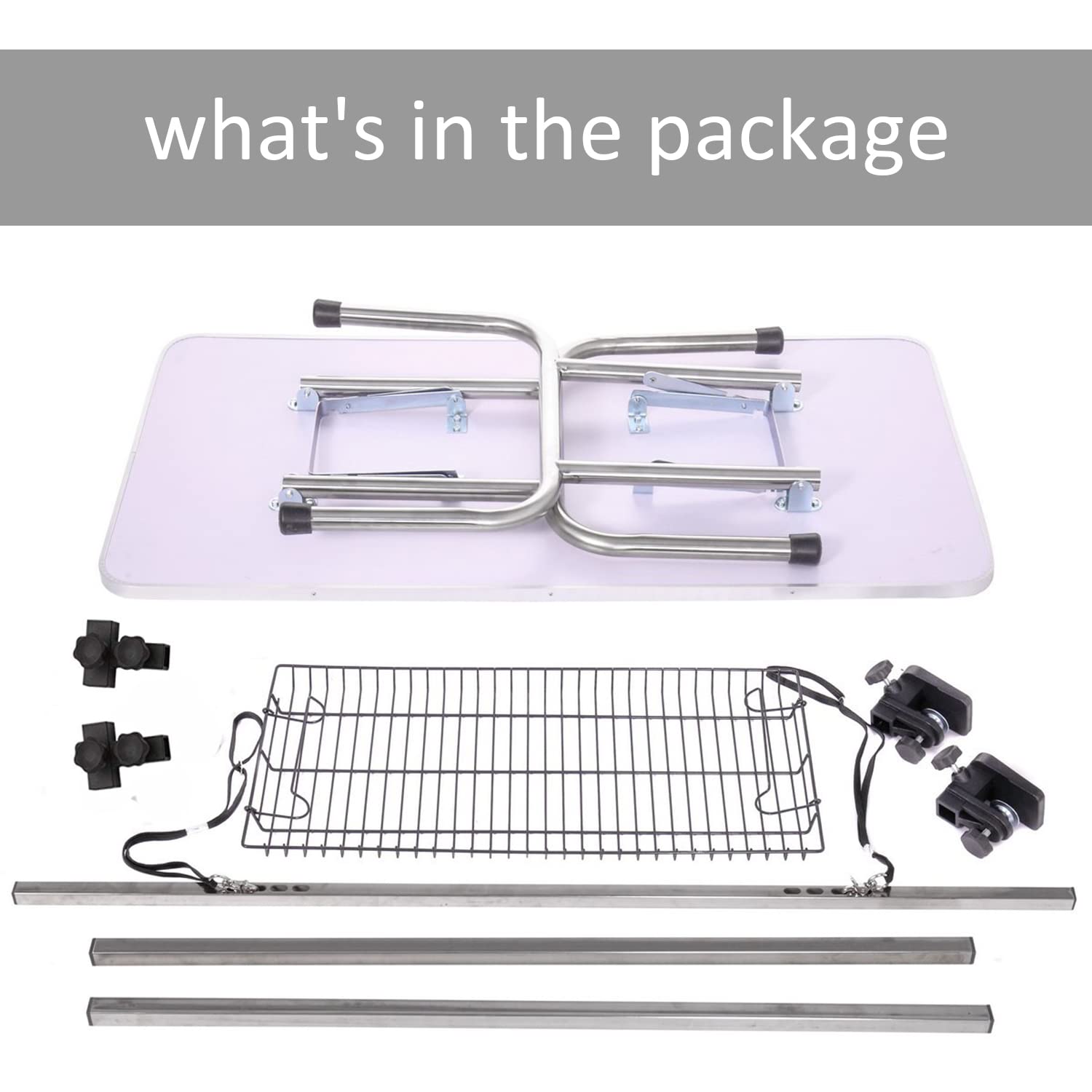 Soarflash Pet Dog Grooming Table Foldable,Heavy Duty Foldable Pet Grooming Table With Arm & Noose & Mesh Tray, Maximum Capacity Up To 330Lbs, 36Inch, Blue