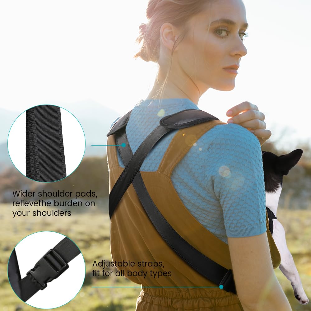 Inspack Dog Cat Backpack Carrier, Dog Carrier Backpacks For Small Medium Dogs, Pet Dog Front Chest Carriers Backpack, Puppy Carr