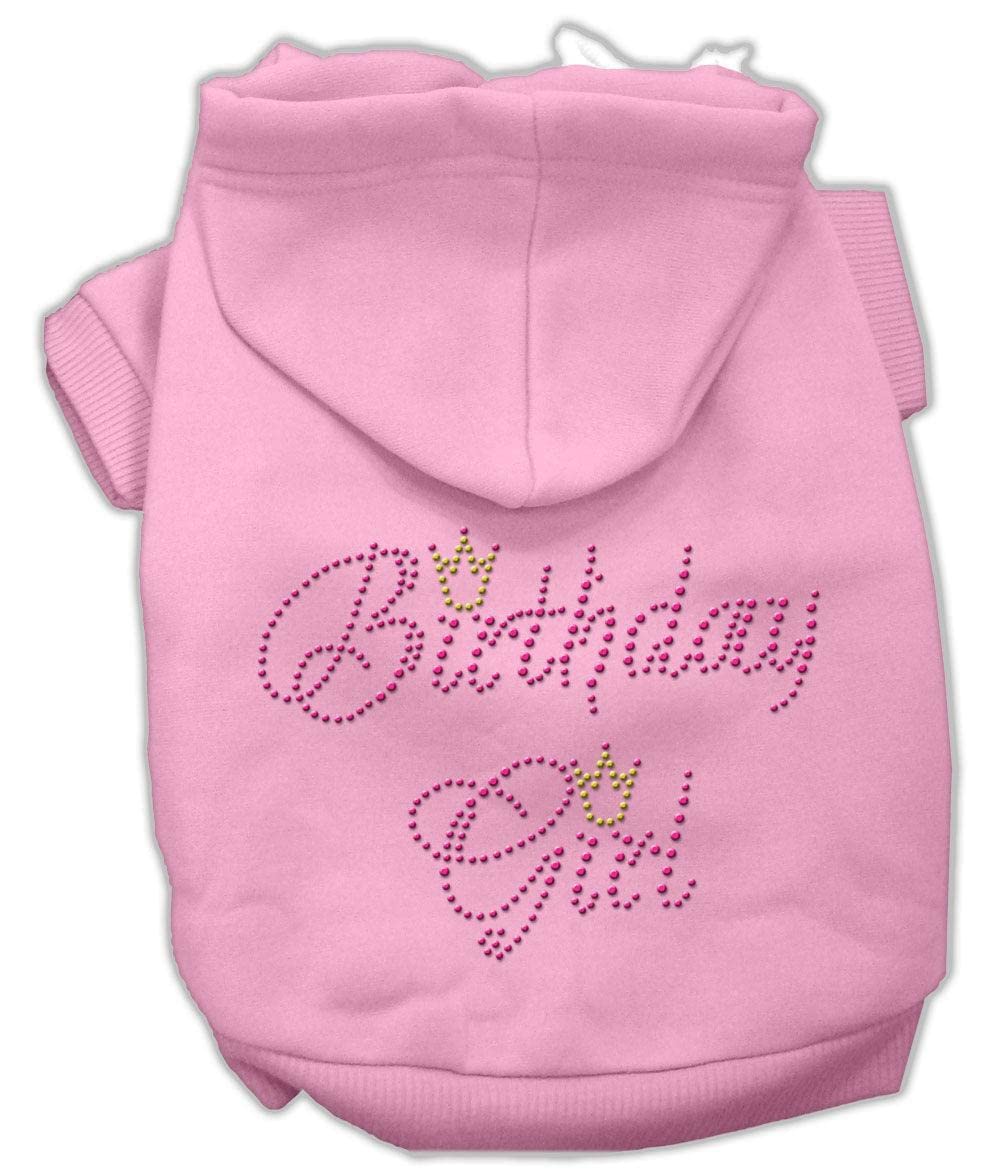 Mirage Pet Products 10-Inch Birthday Girl Hoodies, Small, Black