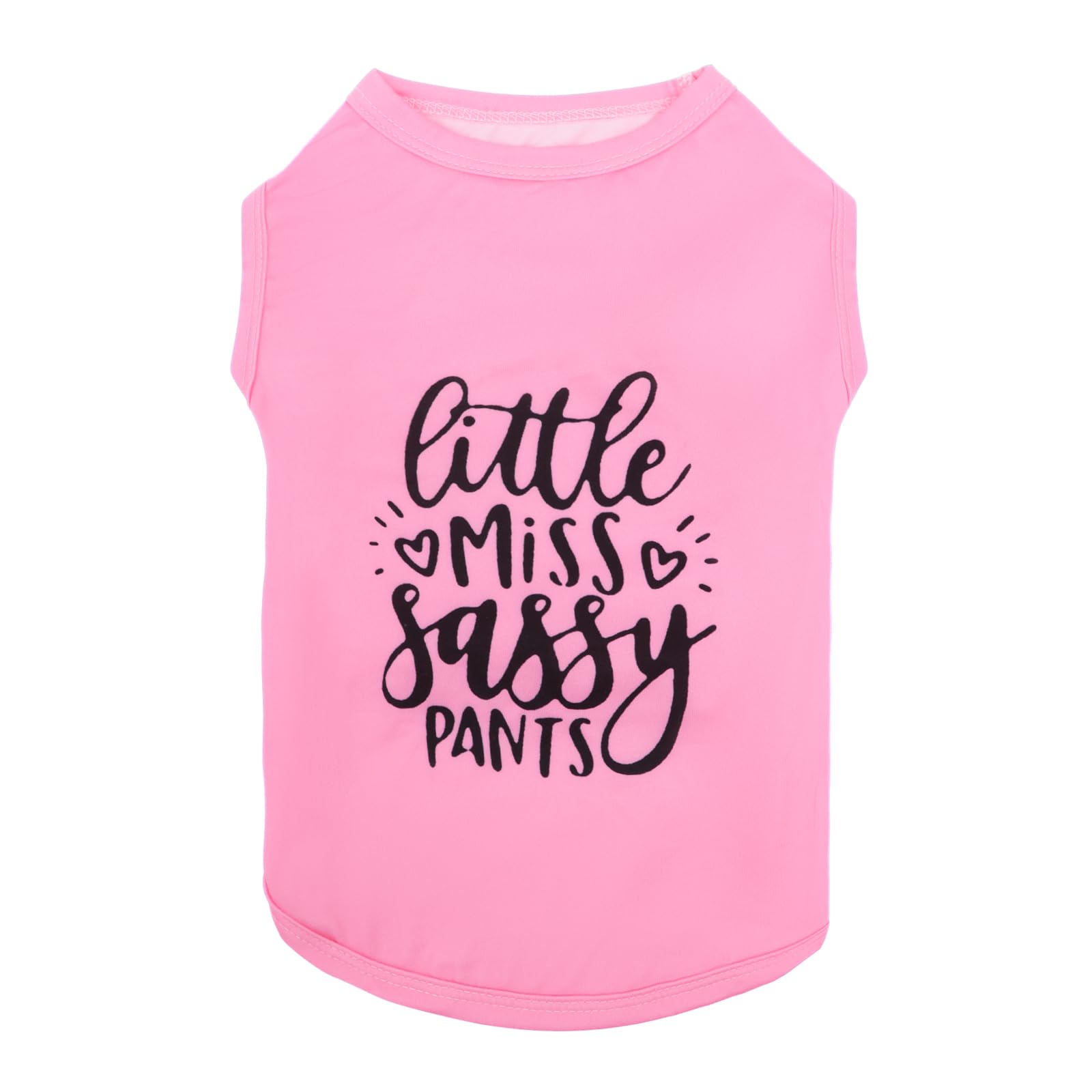 Cutebone Soft Dog Shirt Pink Lightweight Small Puppy T-Shirts Pet Clothes Breathable Tee Vest Stretchy Outfit Cat Apparel Bx01Xx