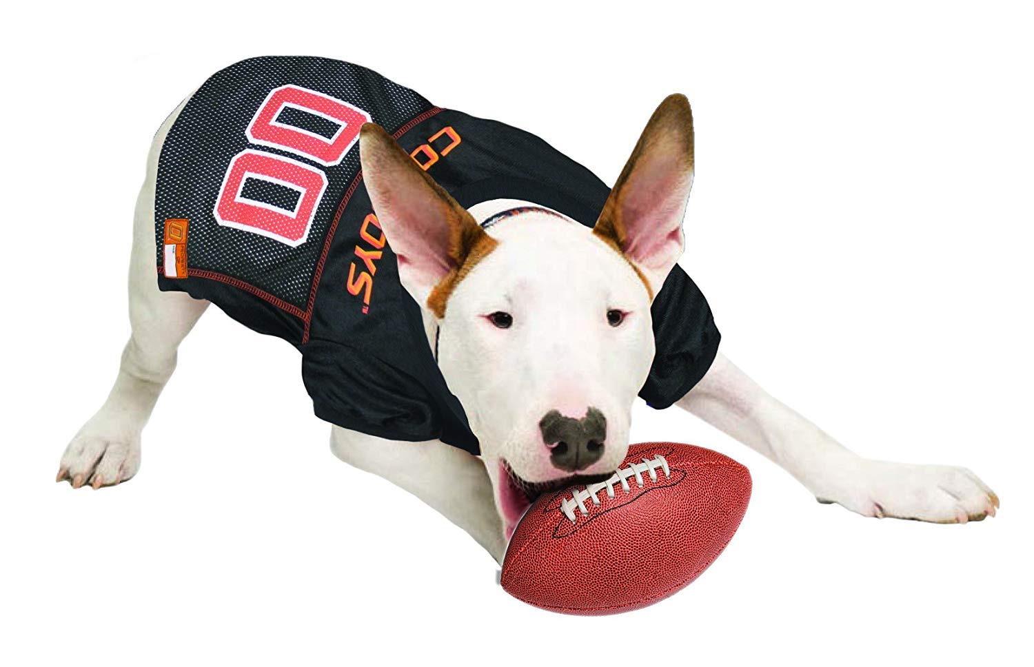 Pets First NCAA College Oklahoma State Cowboys Mesh Jersey for DOGS & CATS, X-Small. Licensed Dog Jersey with your Favorite Foot