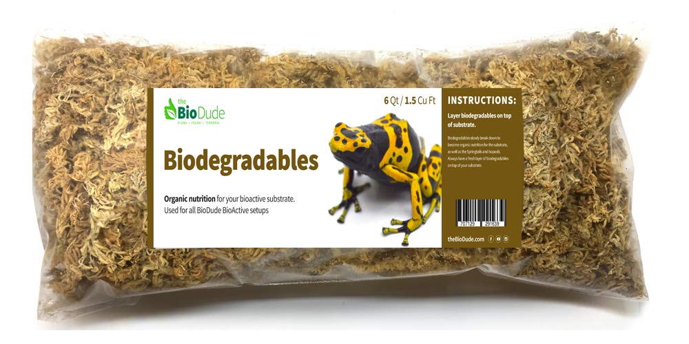 The Bio Dude New Zealand Sphagnum Terrarium Moss, For Reptiles, Frogs, Orchids. Aaa Grade