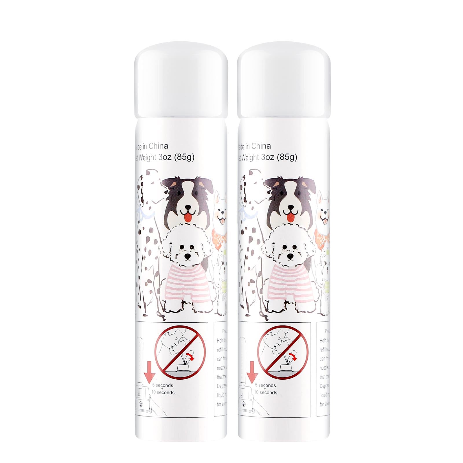 Citronella Spray Refill 2 Pack 3Oz 85G Can Citronella Bark Collar, Spray Bark Collar & Remote Trainers Humane & Safer Citronella