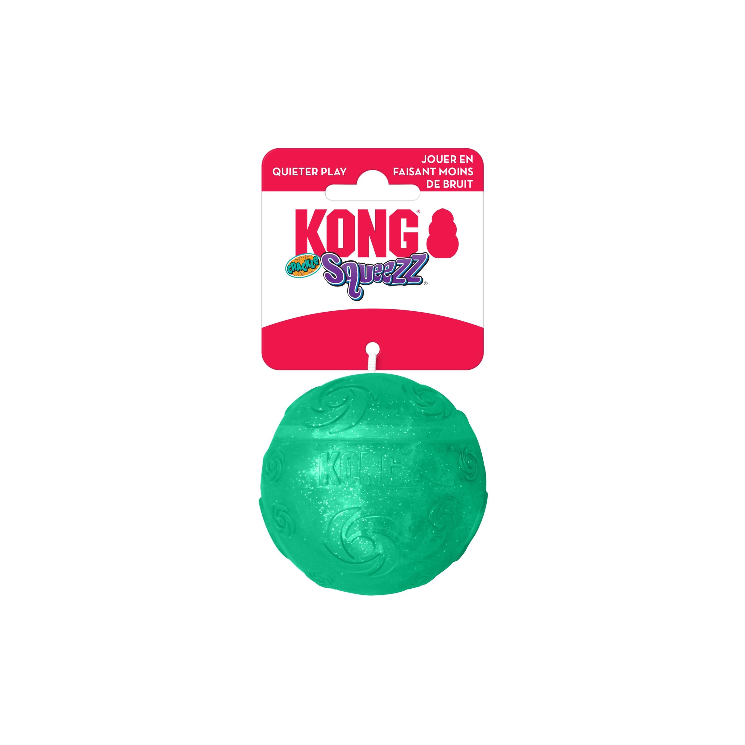 Kong Squeezz Crackle Ball Assorted Lg