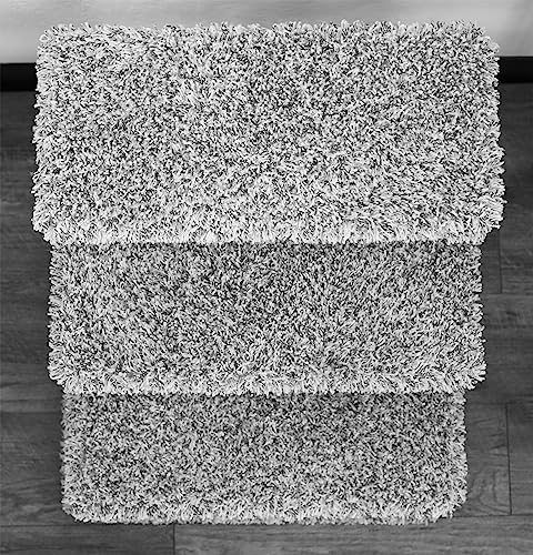 New Cat Condos Solid Wood Stairs for Cats and Dogs, Large, Gray Speckled, Model 110223, Wood and Carpet Material
