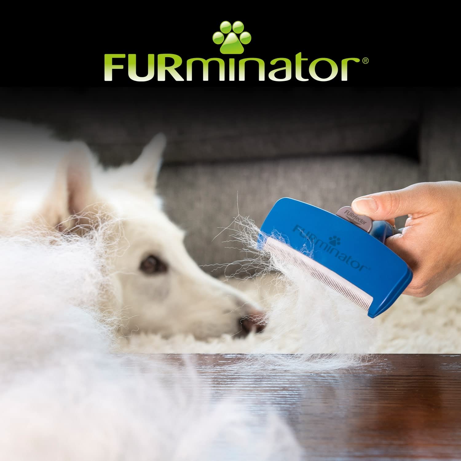 Furminator Undercoat Deshedding Tool For Large Long Hair Dogs 23-41 Kg