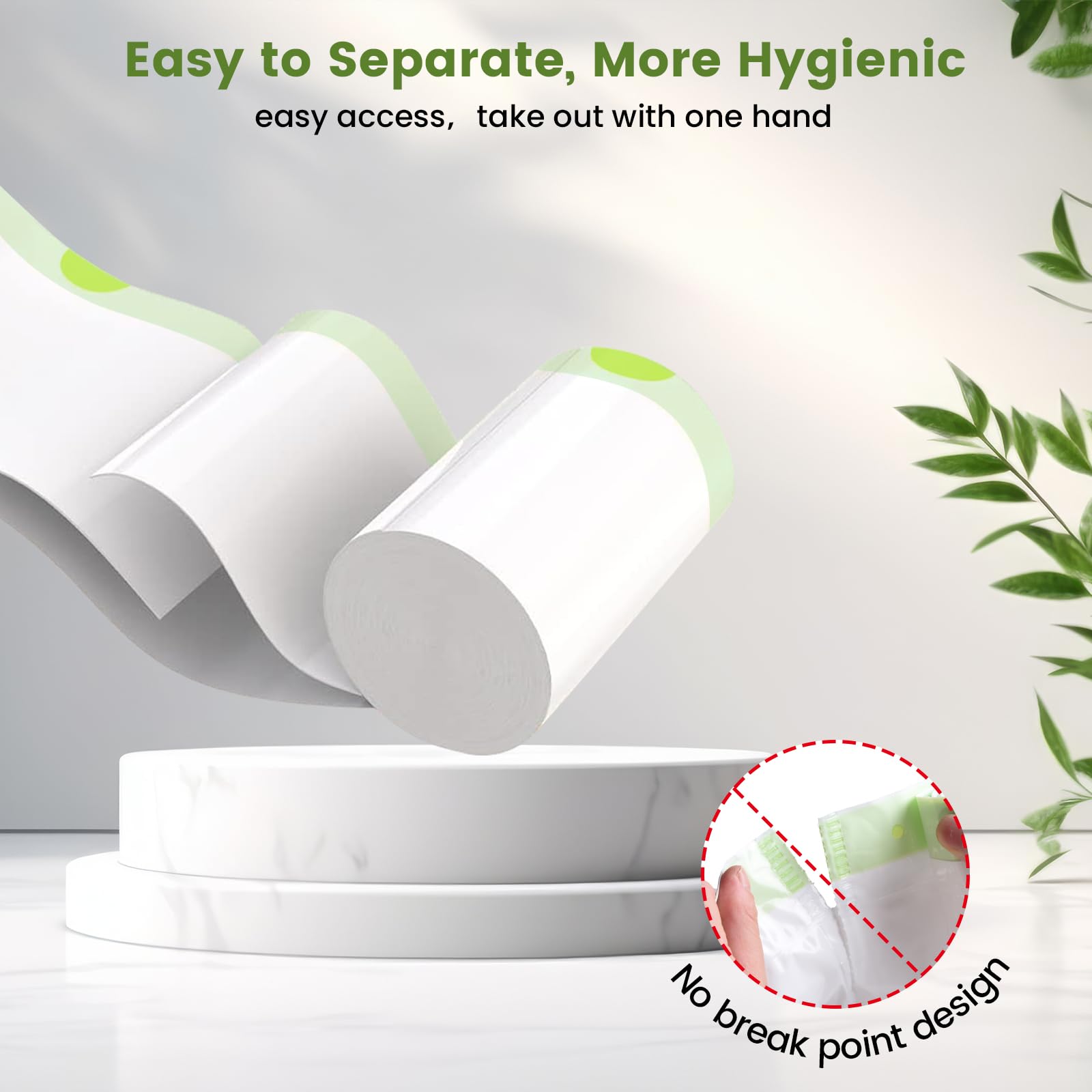 67 Count Waste Drawer Bags For Robot 3 4 And Compatible With Most Self Cleaning Litter Box & Scoopfree Clumping Poop Bin, 9 Gal