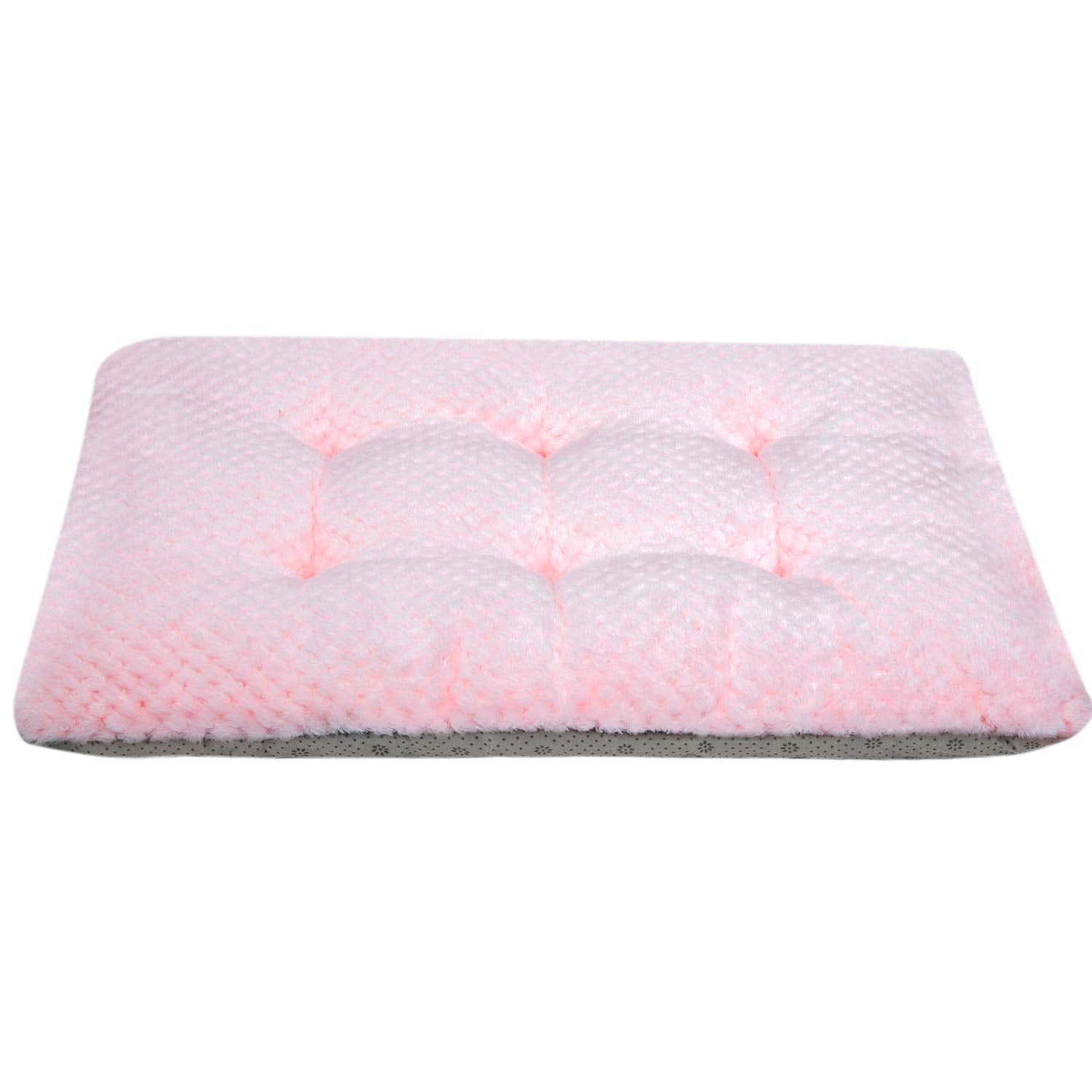 Wonder Miracle Fuzzy Deluxe Pet Beds, Super Plush Dog Or Cat Beds Ideal For Dog Crates, Machine Wash & Dryer Friendly (15' X 23', S-Baby Pink)