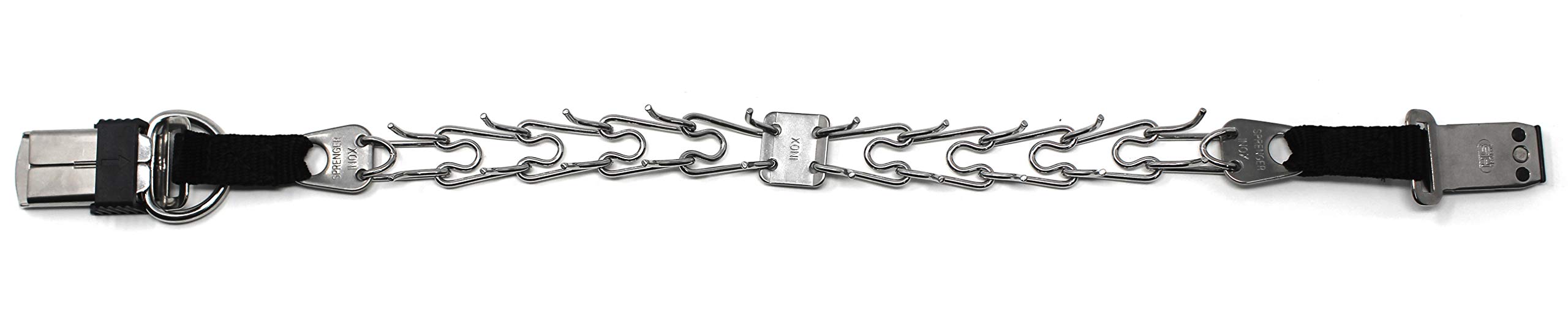 Herm Sprenger Stainless Steel Prong Dog Training Collar With Quick Release Buckle Ultra-Plus Pet Pinch Collar No-Pull Collar For Dogs Made In Germany 2.25Mm X 16In Small