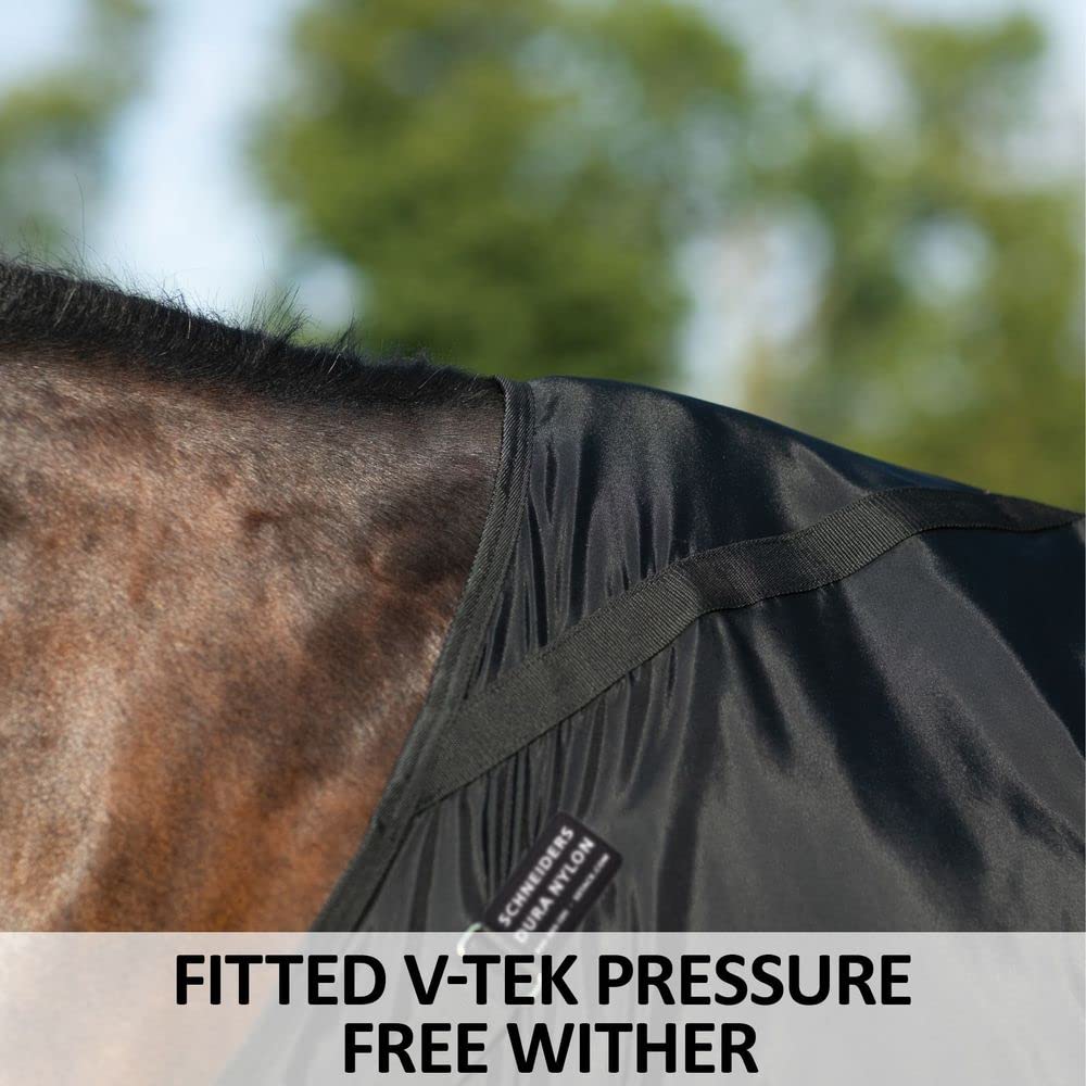 Adjusta Fit Dura-Nylon Horse Stable Sheet | Ultimate Comfort & Protection Horse Sheet | Keeps Coats Smooth & Shiny | Cutback | O