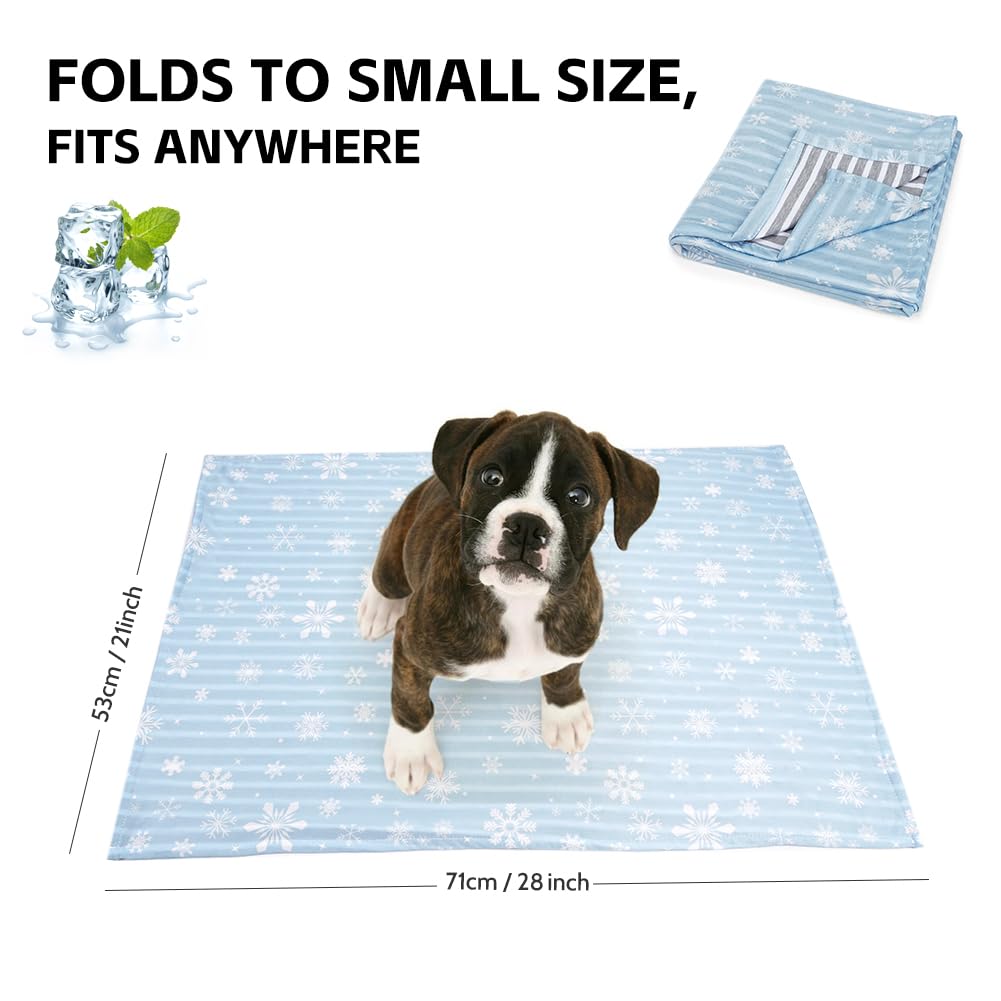 Dog Cooling Blanket Lightweight Self Cooling Blanket Bed Cover For Small Medium Dogs Washable Dog Cat Summer Blanket For Bed Cov