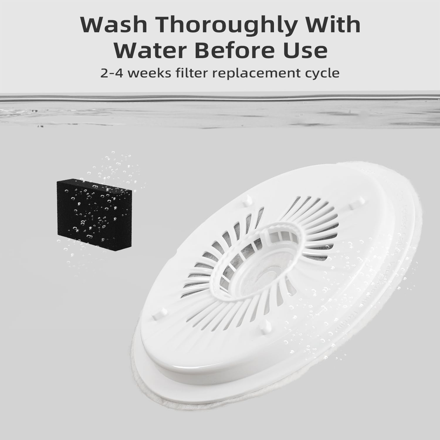 Upgraded Filter Units 3.0 For Cat Water Fountain E Versweet 2S/3/3 Pro, E Versweet Solo 2/Solo Se, Replacement Filter Activated