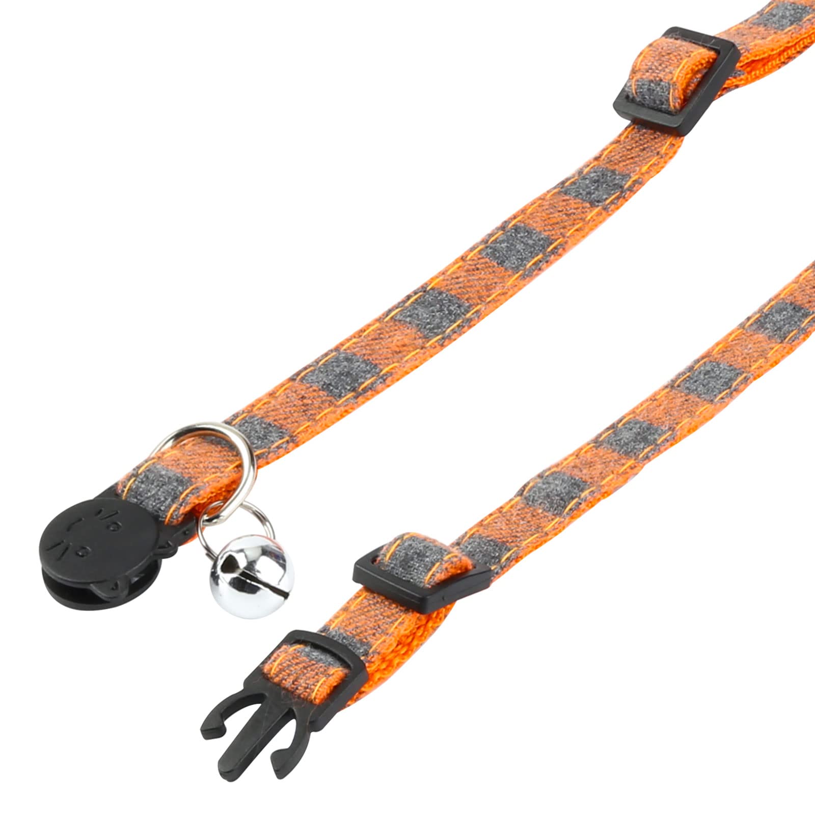 Cat Collars-Breakaway Kitten Collar With Bell - Adjustable7-12In Litter Collars Pups - Set Of 8