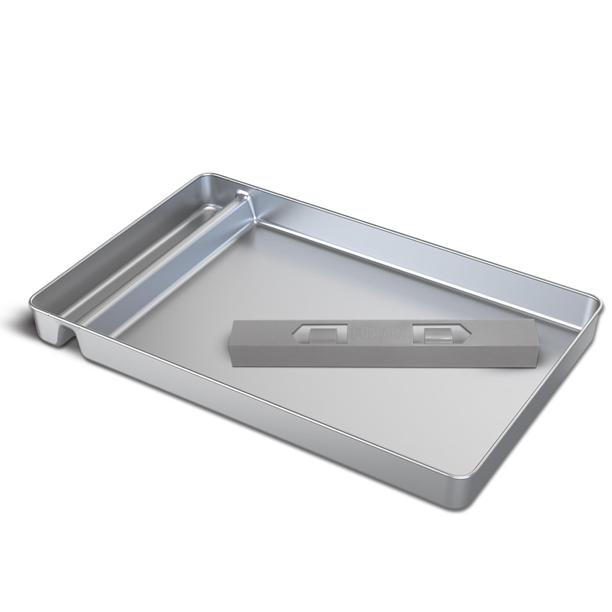 Reusable Cat Litter Tray Compatible with Petsafe-ScoopFree Litter Box, Upgraded Clip-on Designed Waste Extender, Stainless Steel
