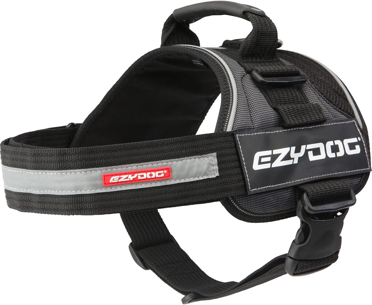 Ezydog Convert Trail-Ready Outdoor Adjustable Dog Harness - Perfect For Hiking, Walking, And Doubles As A Service Dog Vest - Superior Comfort Design With A Durable Traffic Handle (Xx-Large, Charcoal)