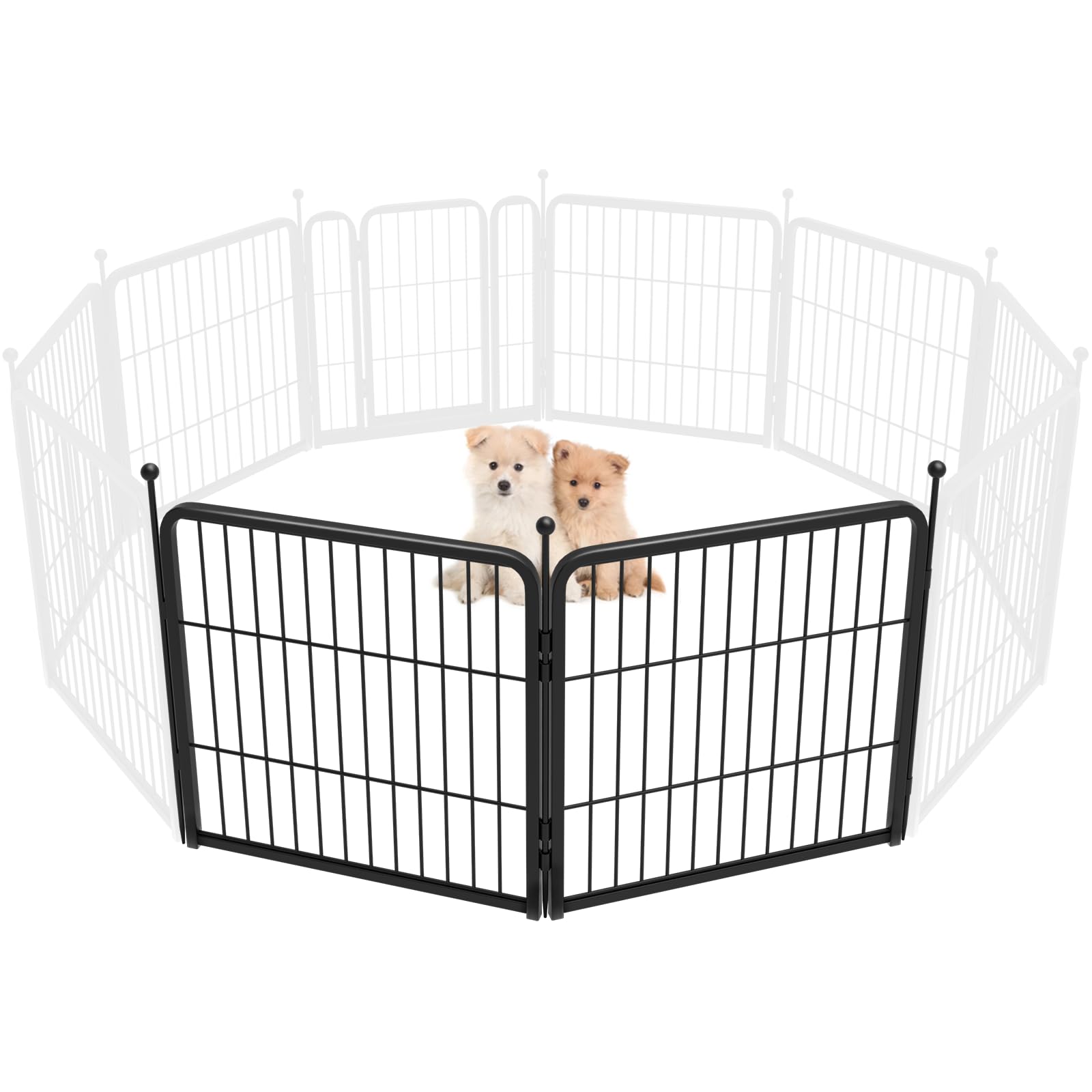 Fxw Rollick Dog Playpen For Yard, Rv Camping, 32 Inch 2 Panels For Small And Medium Dogs│Patented