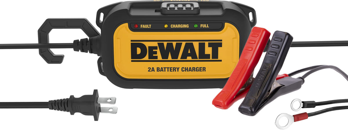 Dewalt Dxaec2 Professional 2-Amp Automotive Battery Charger And Maintainer