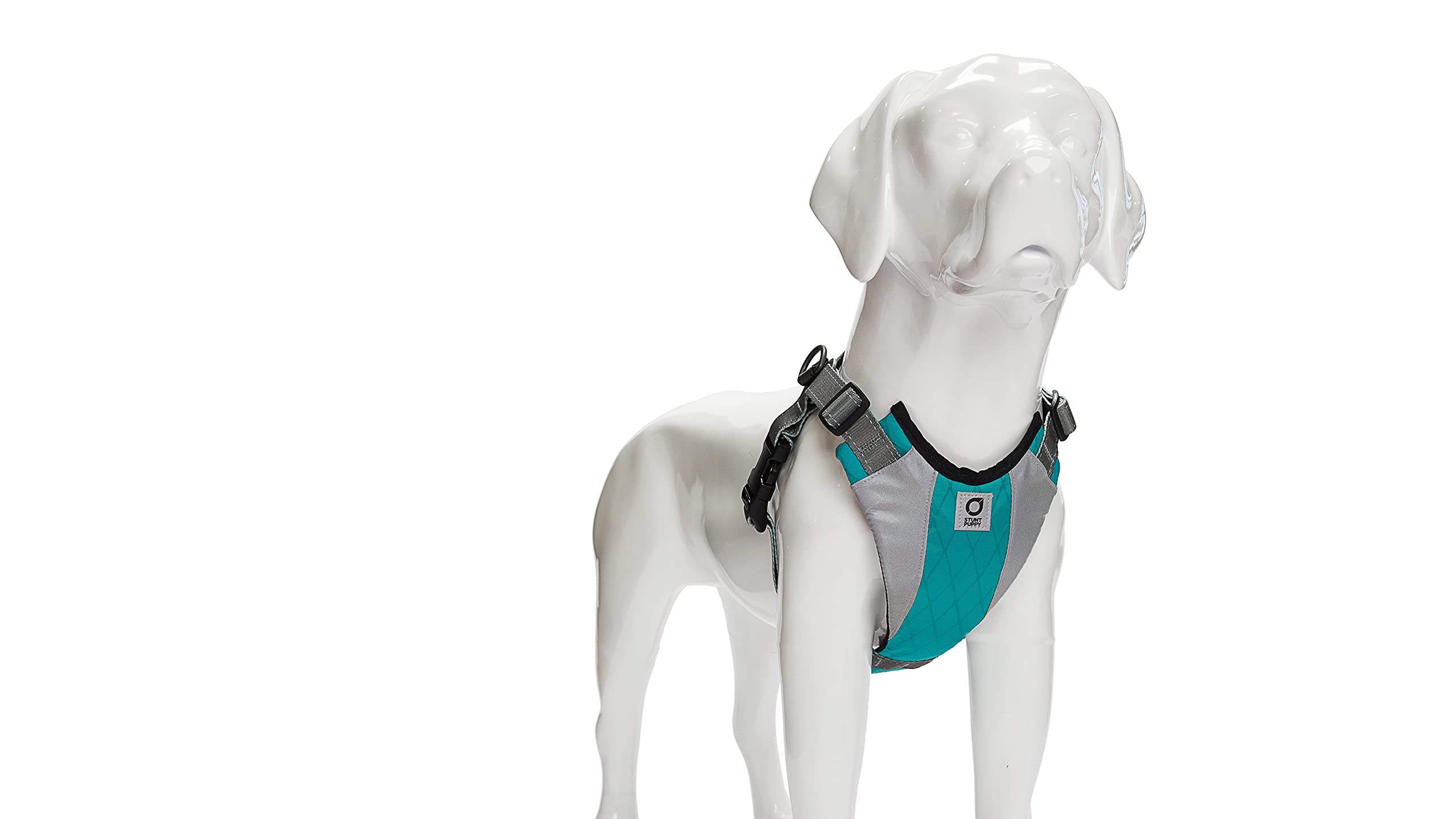 Stunt Puppy Go Dog Glo Harness, Medium, Teal