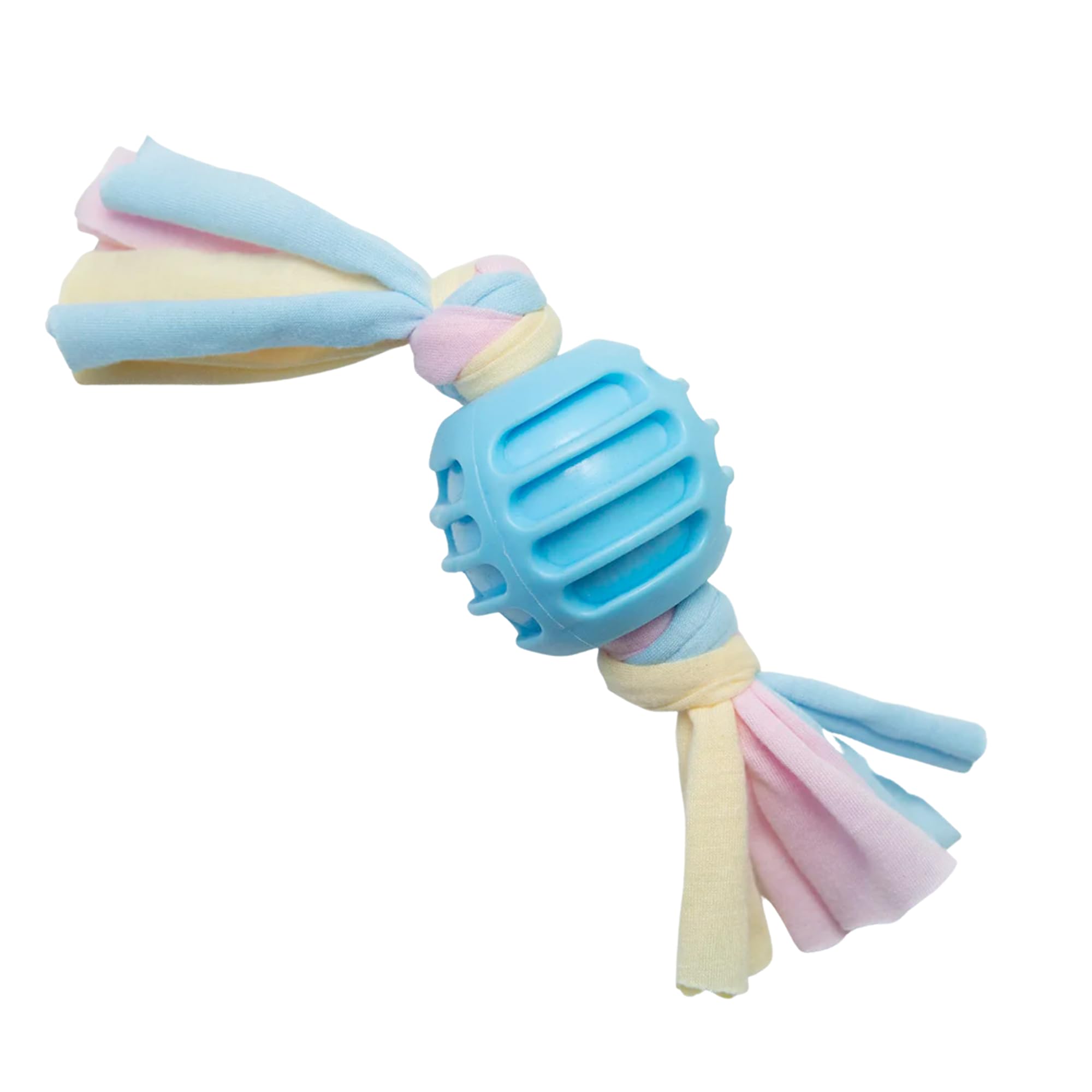 Snugarooz Snuggle Ball Puppy Toy – Blue - 8.5 Inch Soft & Durable Tpr Toy For Puppies - Aids Dental Health - Made From Eco Friendly Materials