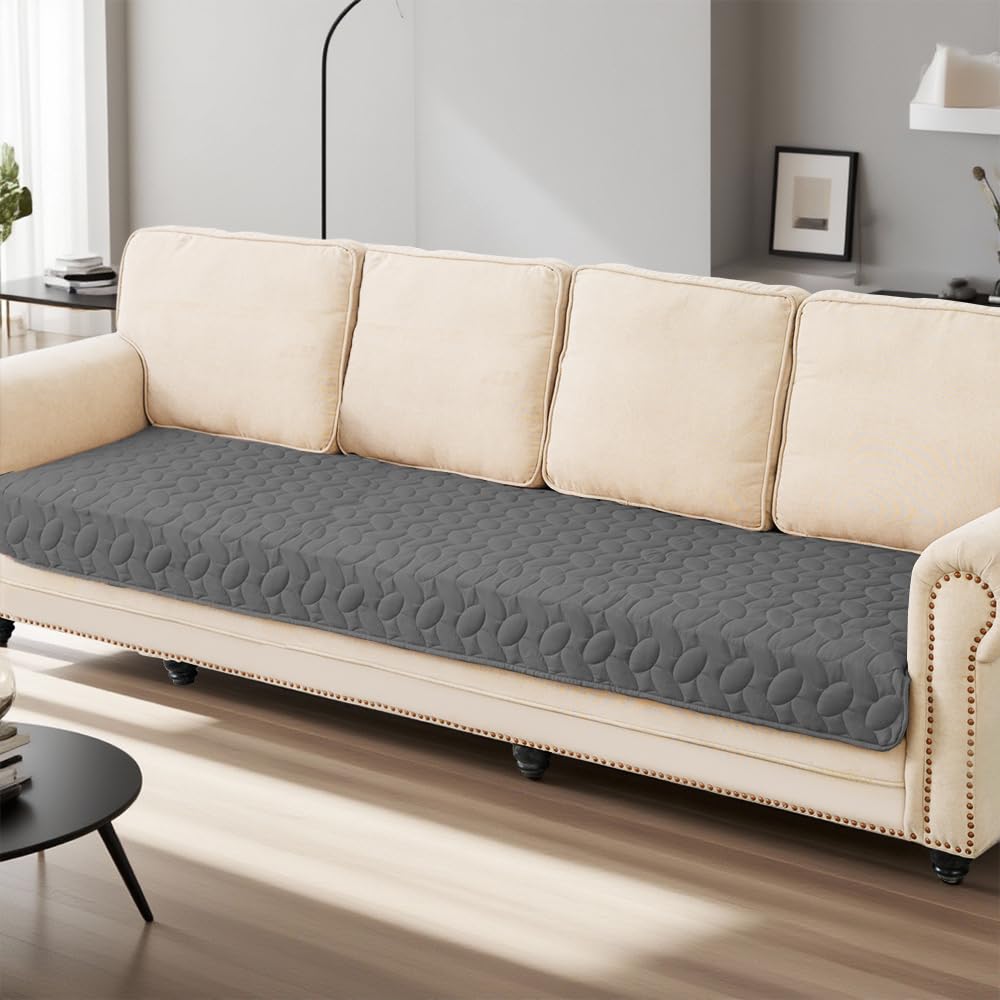 Ameritex Waterproof Pet Bed Cover Anti-Slip Dog Bed Blanket for Sofa and Furniture Waterproof New Pattern Design (Darkgrey, 30x8