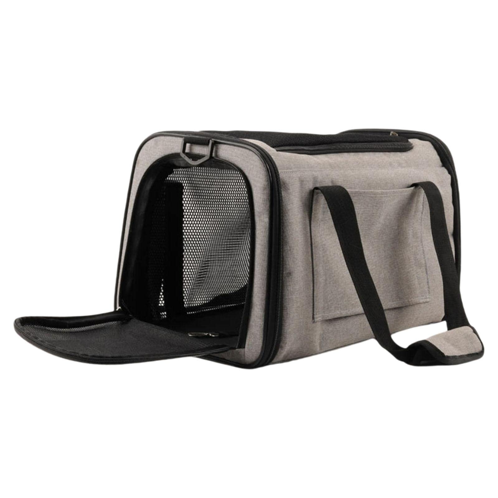 Enakshi Foldable Portable Pets Carrier Travel Dog Cat Puppy Handbag Bag Grey L | Pet Supplies | Dog Supplies | Carriers & Totes