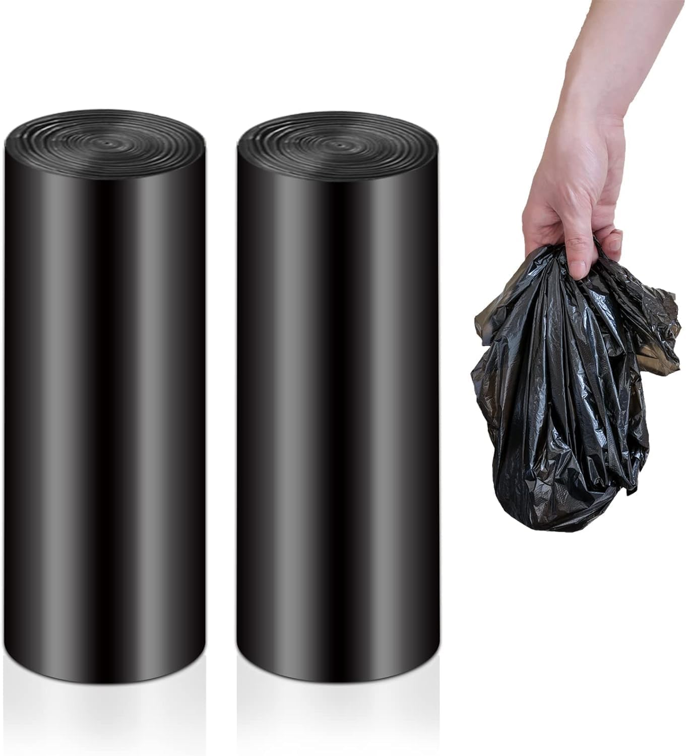 Els Pet 2 Packs Replaced Waste Bags, Portable Cat Litter Waste Receptacles Bags For Cat Litter Box, 60 Pcs