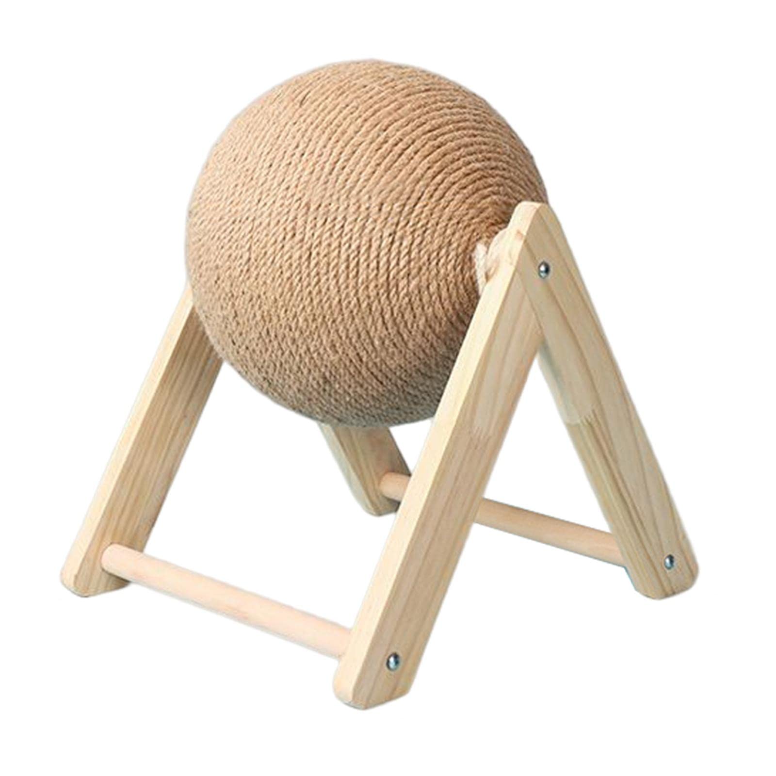 Atorse Sisal Cat Scratching Rotatable Ball For Pet Kitten Pet Toy Interactive V Shaped|Pet Supplies|Cat Supplies|Furniture & Scr