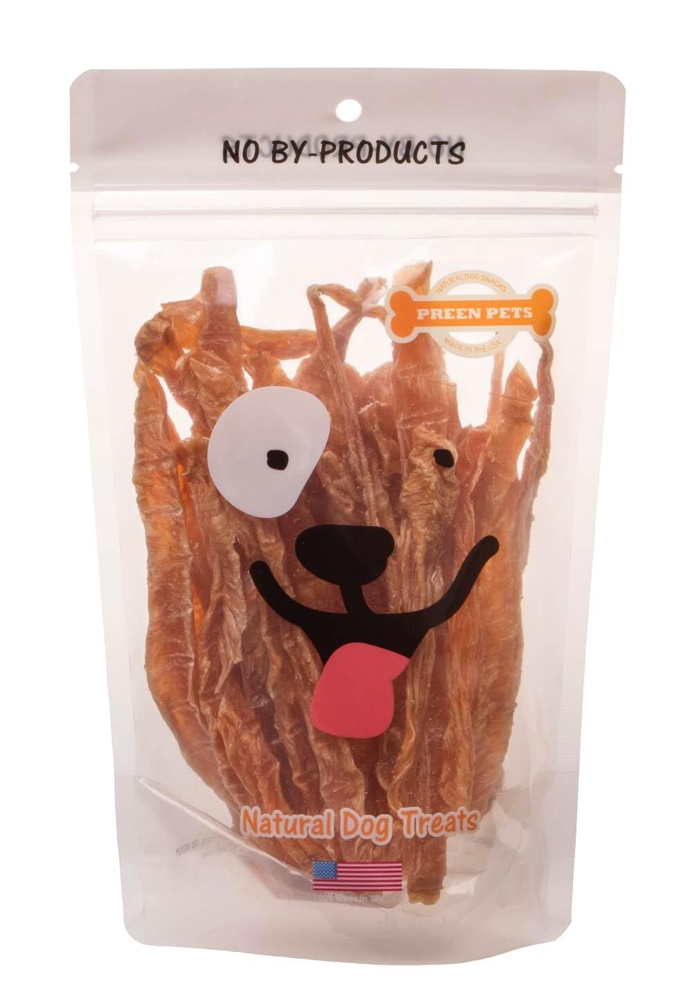 Preen Pets Chicken Frites Dog Treats - 100% USA Chicken Breast (1LB)