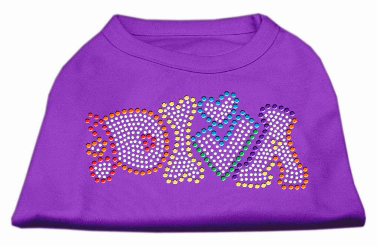Pet Dog & Cat Shirt Rhinestone, Technicolor Diva Purple 2Xl (20-25 Lbs.)
