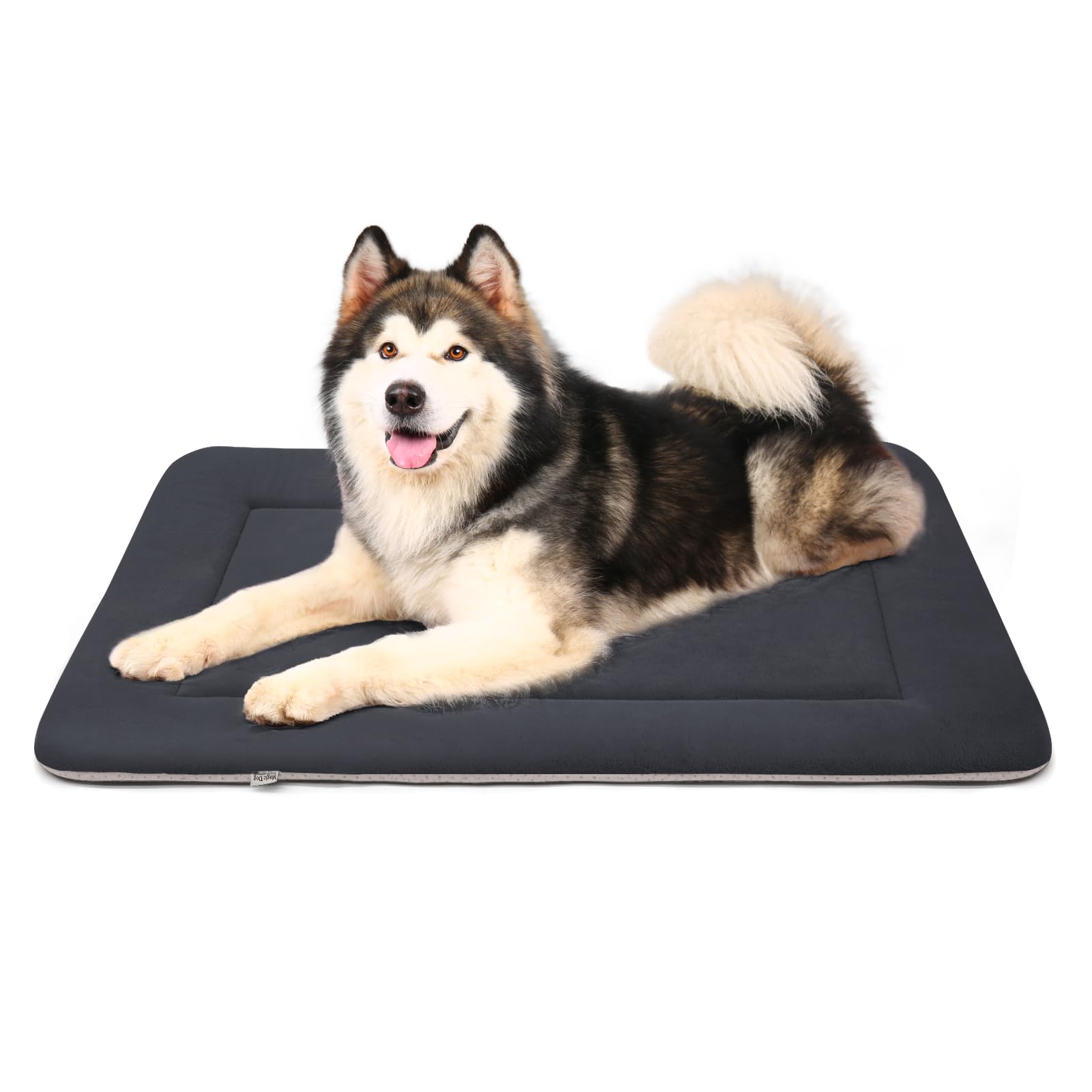 Large Dog Bed Soft Crate Pad Mat 47' Machine Washable With Non-Slip Bottom For Large Medium Dogs