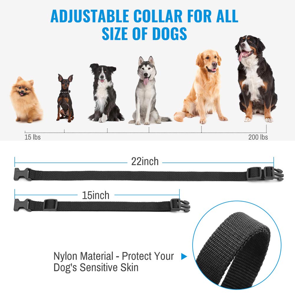 Petrainer Pet998Drb1 Dog Training Collar Rechargeable And Rainproof 330 Yd Remote Dog Training Collar With Beep, Vibra And Static Electronic Collar