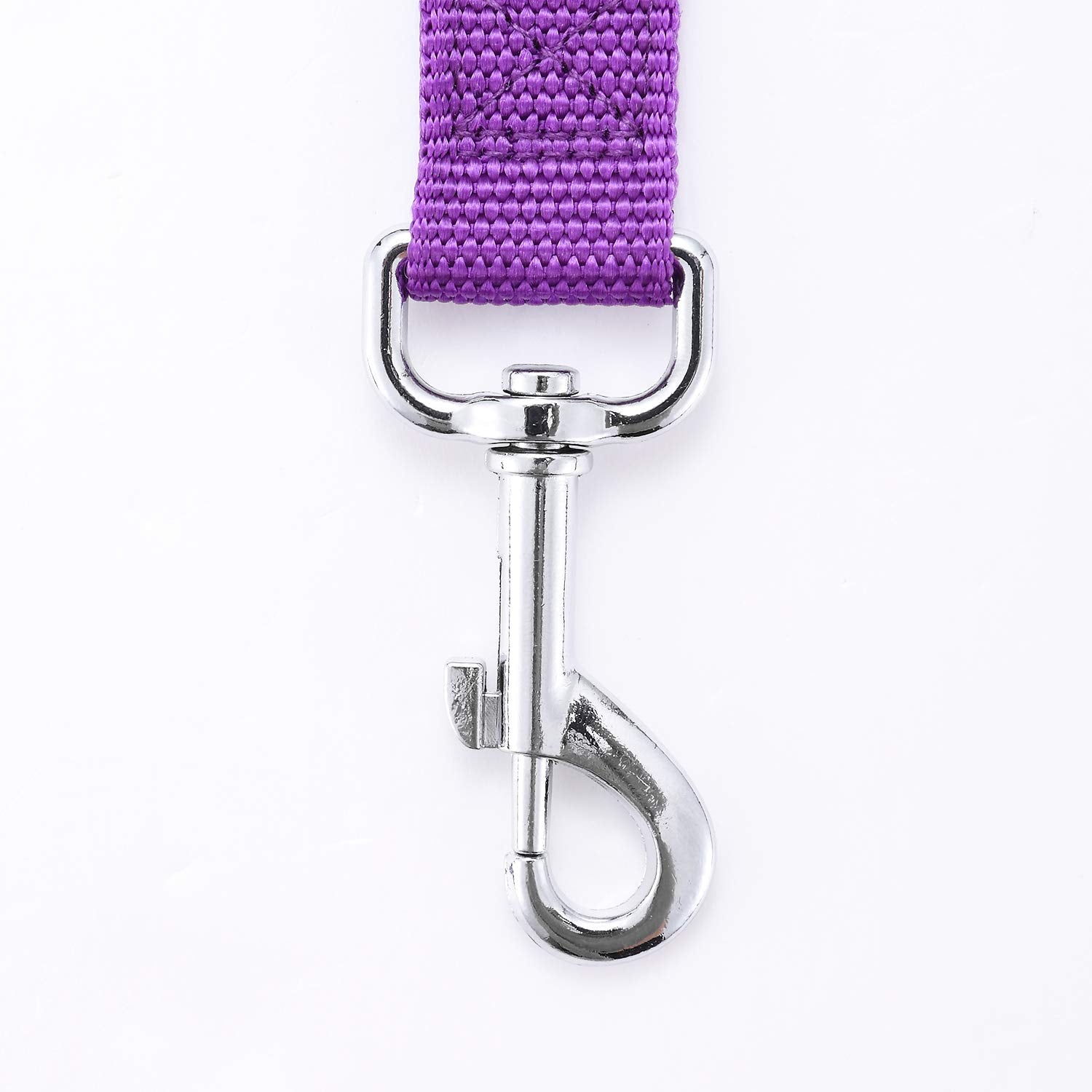 Siumouhoi Strong Durable Nylon Dog Training Leash, 1 Inch Wide Traction Rope, 6 Ft 10Ft 15Ft Long, For Small And Medium Dog (Pur