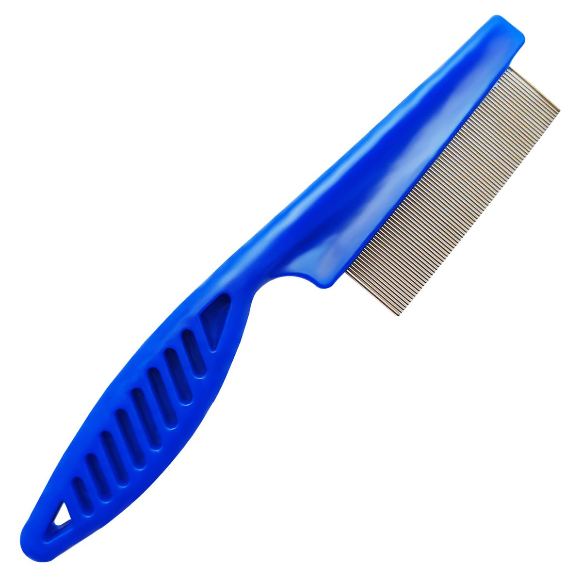Flea Comb 1 Pieces Blue With High Strength Teeth, Dog And Cat Grooming Float Hair Remover