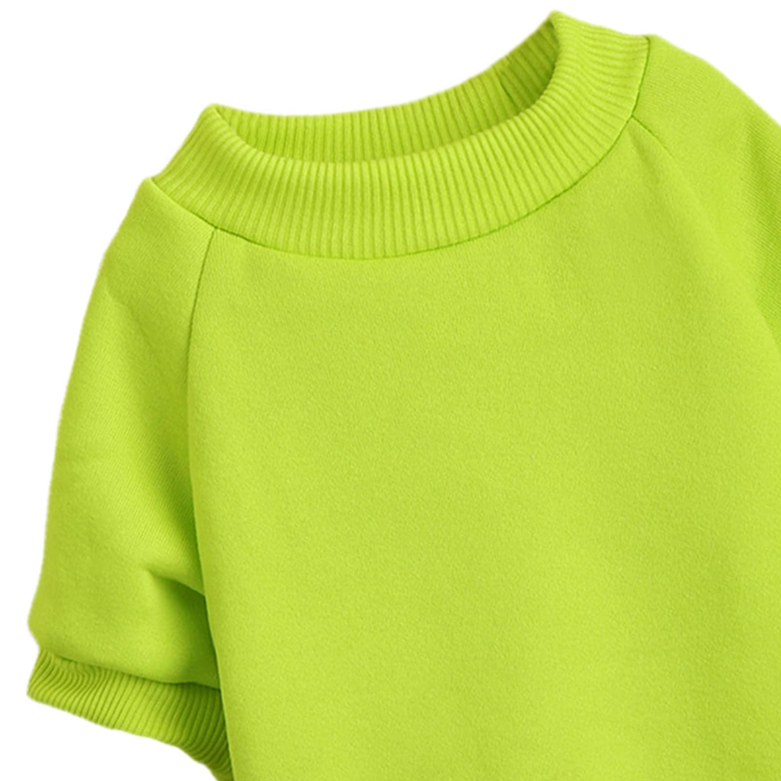 Jouhoi Puppy Sweater For Small Dogs Clothes Warm Winter Cat Clothe Pet Sweatshirt Knitwear Doggie Kitten Clothing, Light Green,