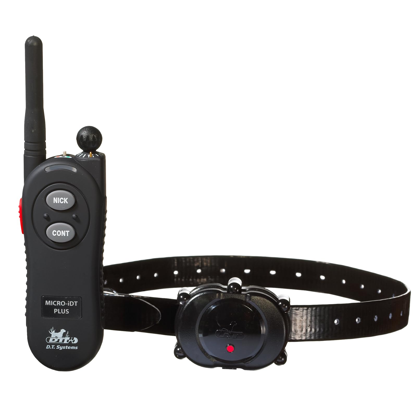 DT SYSTEMS Micro iDT Plus Waterproof Dog Training E-Collar, 900-Yard Range, 16 Levels, X-Small, Black, Rechargeable