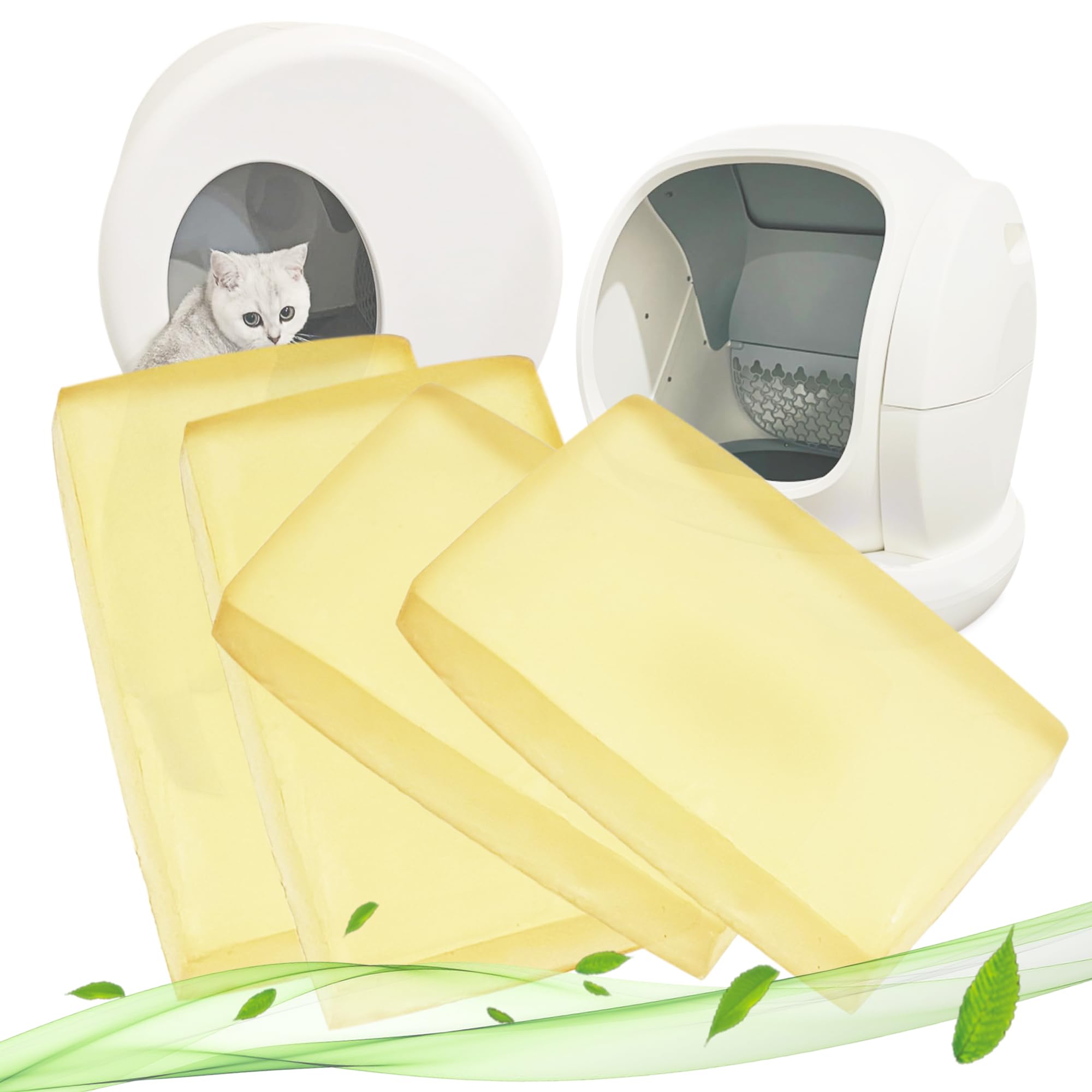 Replacement Odor Eliminator For Meowant Self-Cleaning Cat Litter Box, Cat Toilet Deodorizer Compatible With Meowant Automatic Li