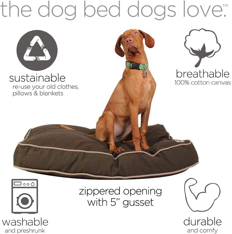 Molly Mutt Huge Dog Bed Cover -Landslide Print - Measures 36”X45”X5’-100% Cotton - Durable - Breathable - Sustainable - Machine Washable Dog Bed Cover