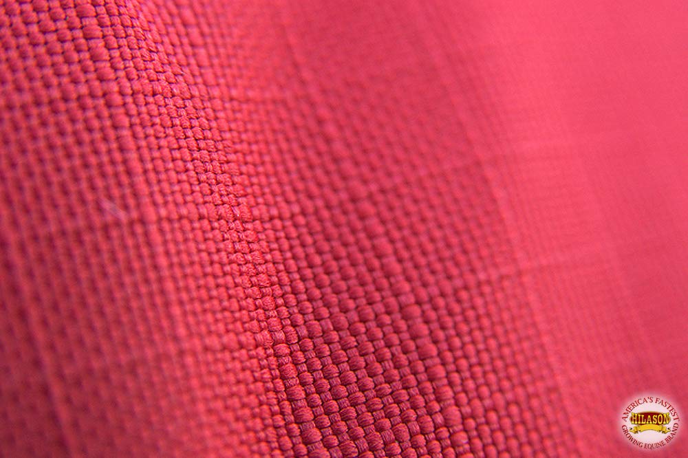 Hilason 1200D Winter Waterproof Poly Horse Blanket Belly Wrap Red | Horse Blanket | Horse 72 In